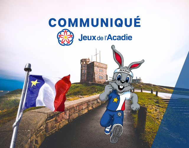 Communiqué - Les Jeux de l'Acadie 2029 auront lieu à Saint-Jean : une victoire pour la jeunesse, la francophonie et toute la communauté